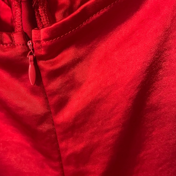 New! Princess Polly Kenzie Mini Dress Red‎ Size 6 NWT - Picture 9 of 15